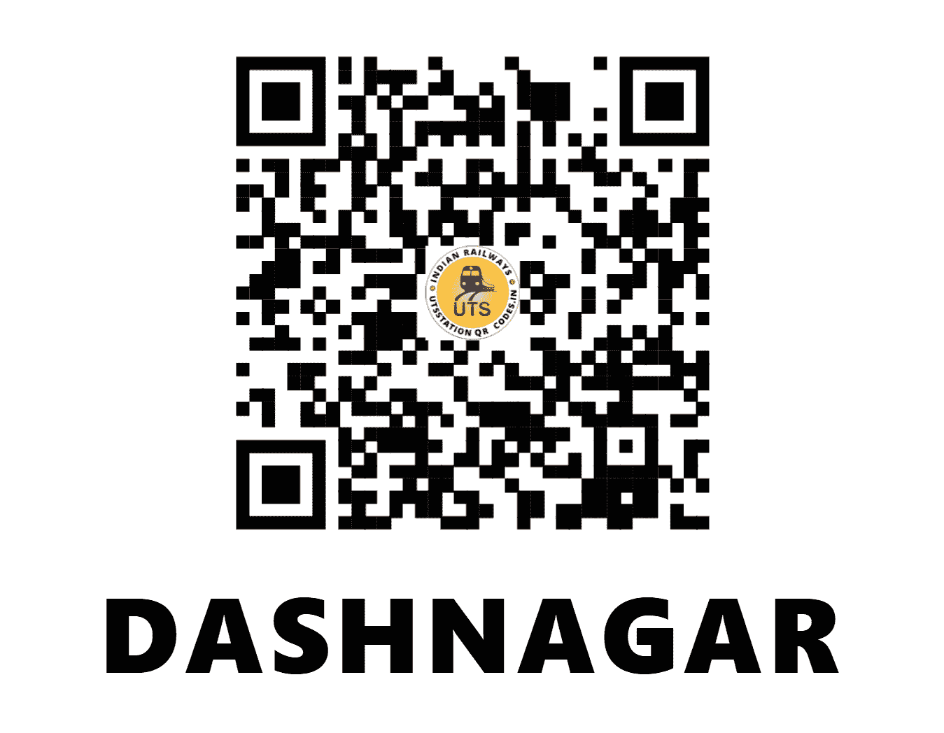 UTS QR Code for DASHNAGAR - DSNR (SE - WEST BENGAL)
